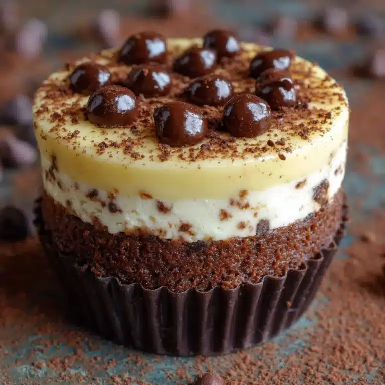 Brownie Bottom Mini Cheesecakes Recipe