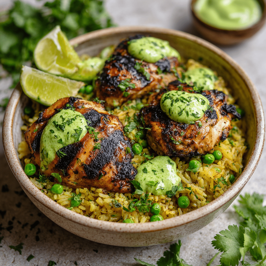 Peruvian Chicken Rice Recipe - Recipe Image