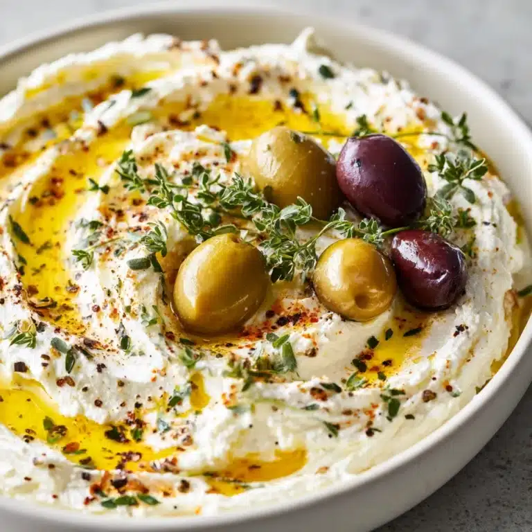 Whipped Feta with Tangy Olives Recipe