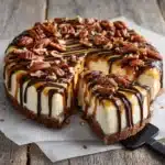 Keto Turtle Cheesecake Recipe