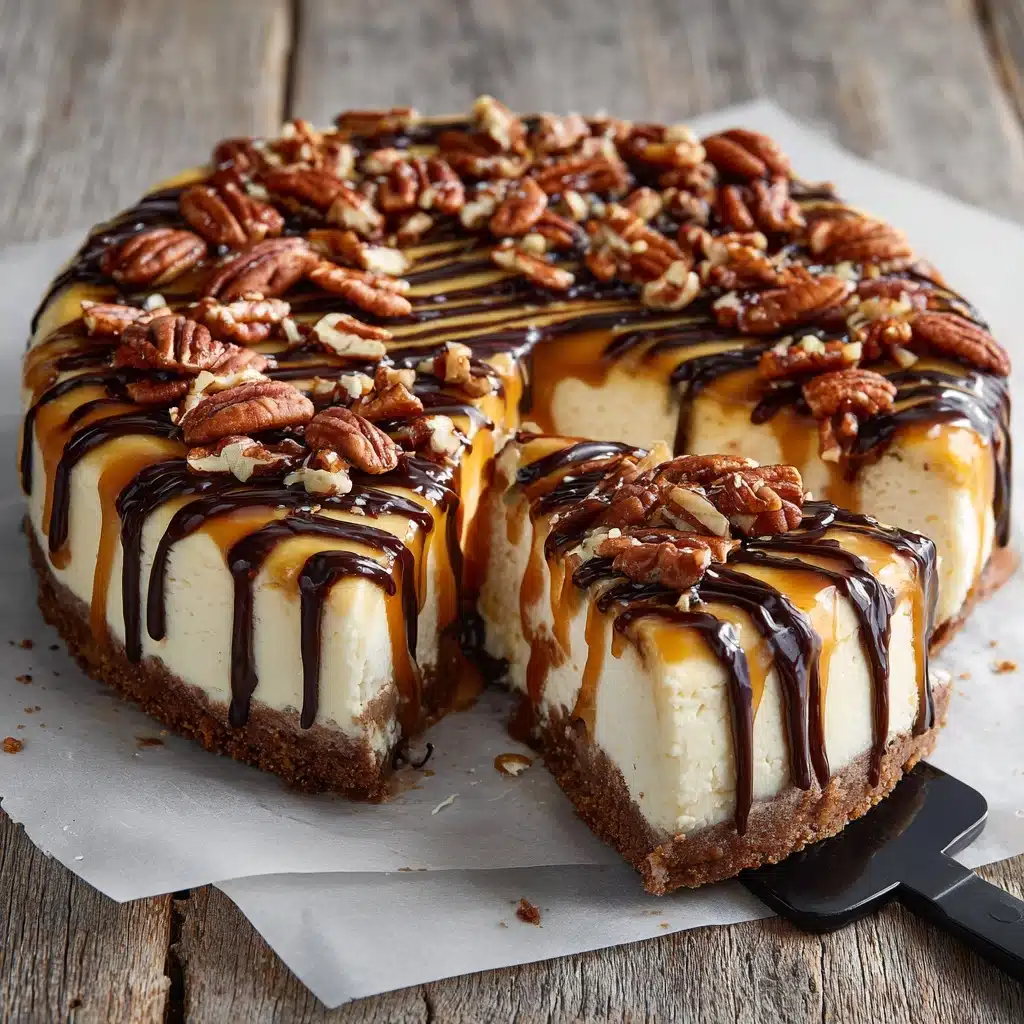 Keto Turtle Cheesecake Recipe