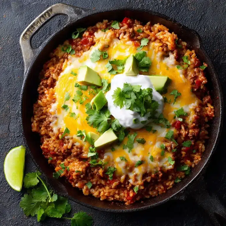 Skillet Mexican Beef and Rice: An Amazing Ultimate Recipe