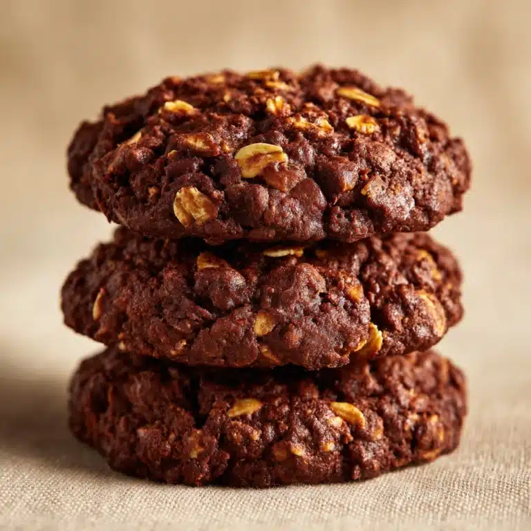 Chocolate No-Bake Cookies with Peanut Butter Recipe