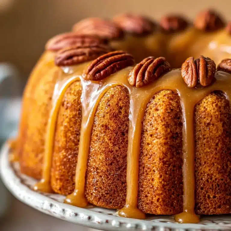 Pecan Praline Buttermilk Pound Cake Recipe