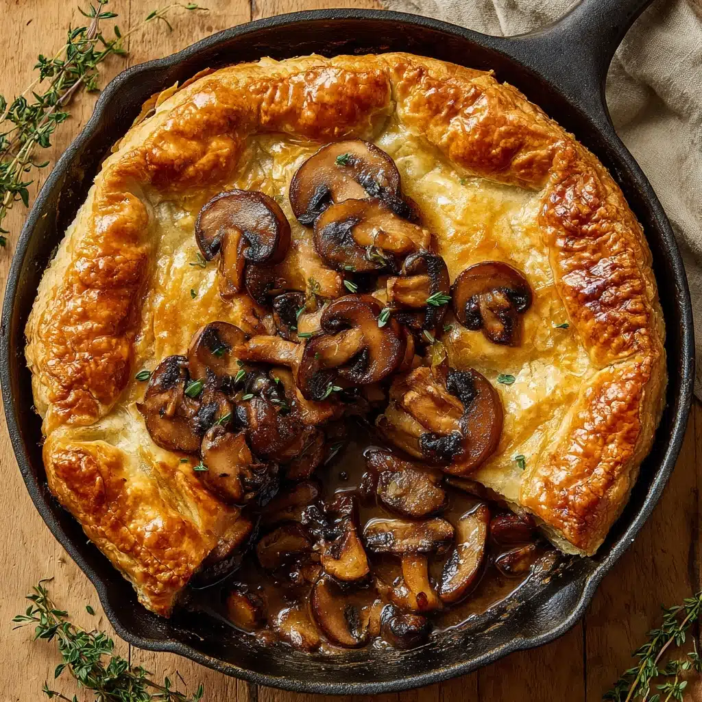 Creamy Mushroom Pot Pie with Flaky Crust Recipe