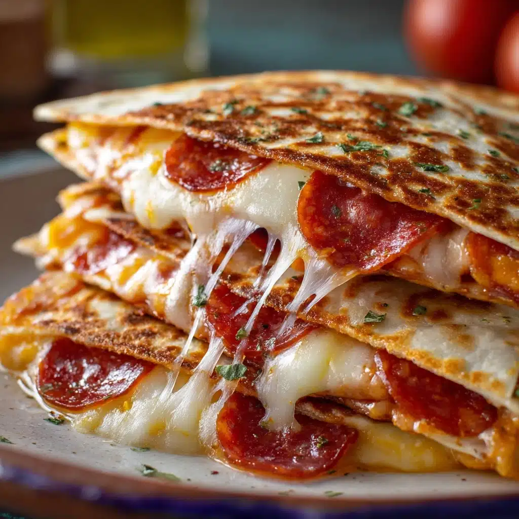 Pepperoni Pizza Quesadillas Recipe