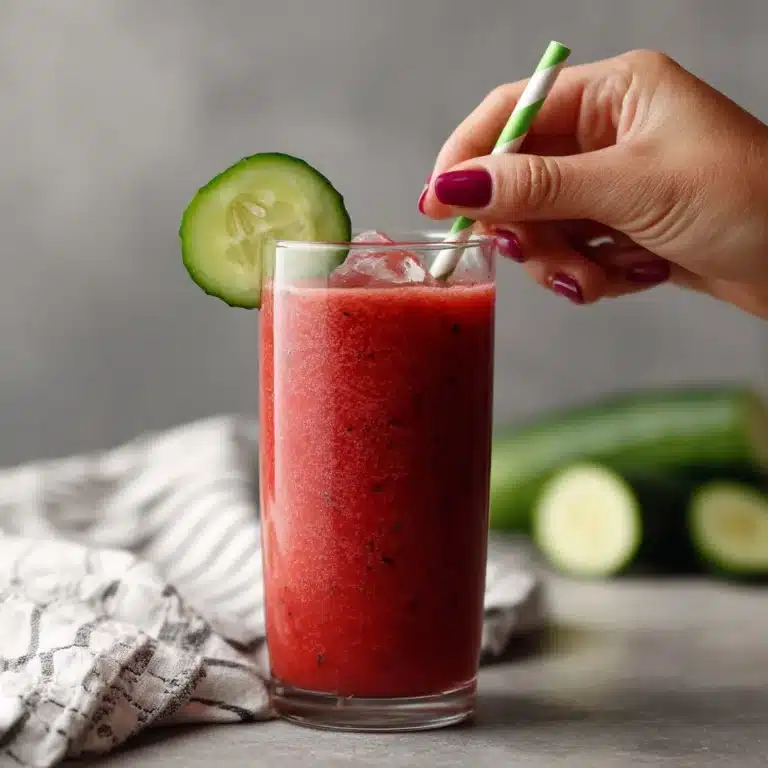 Watermelon Slushie Mocktail Recipe