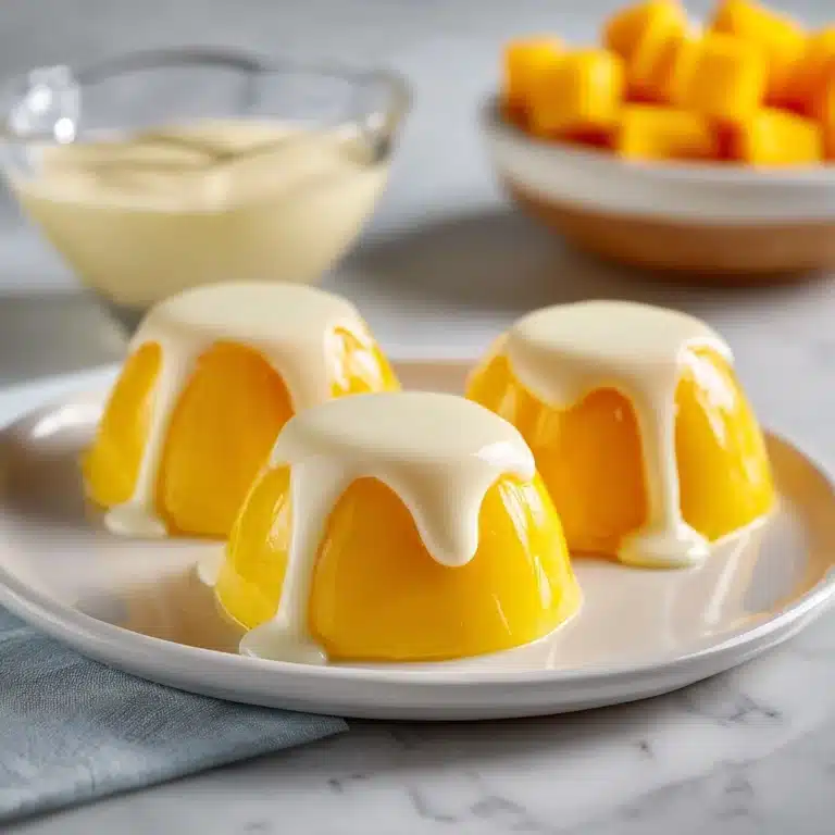 Easy Simple Mango Pudding Recipe