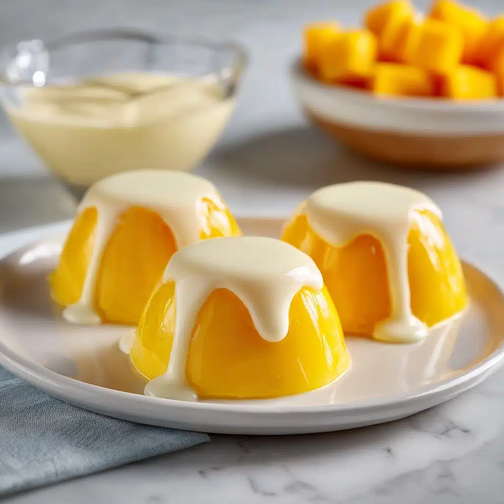 Easy Simple Mango Pudding Recipe