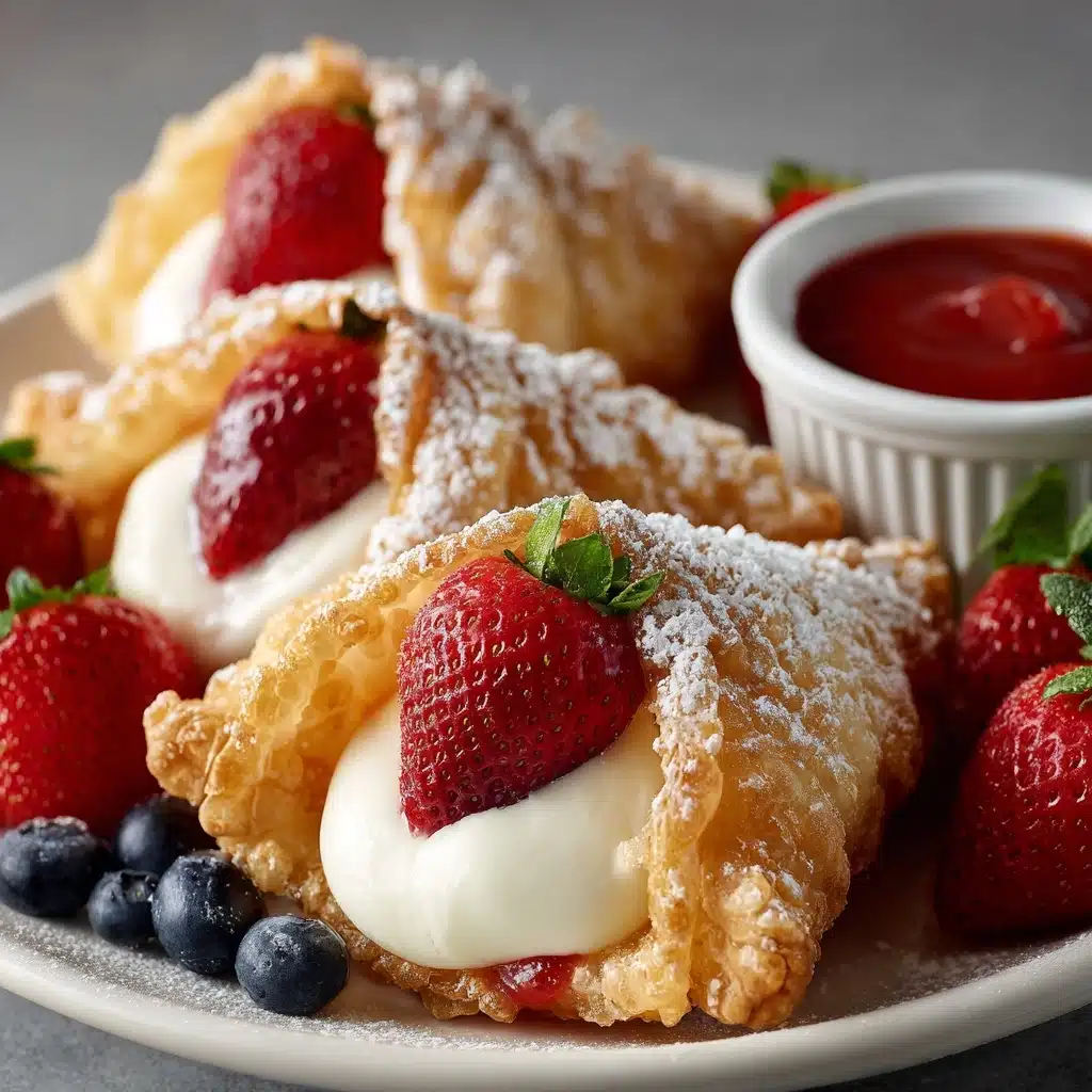 Deep Fried Strawberry Cheesecake Recipe