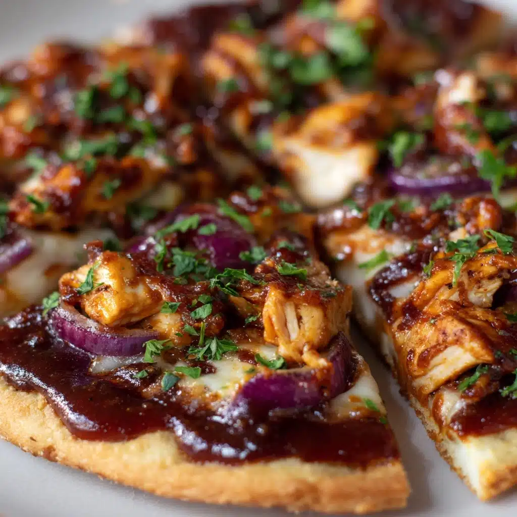 BBQ Chicken Flatbread Pizza Recipe - Recipe Image