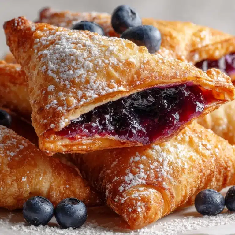 Air Fryer Blueberry Cheesecake Wontons Recipe