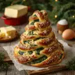 Christmas Tree Spinach Dip Breadsticks Recipe