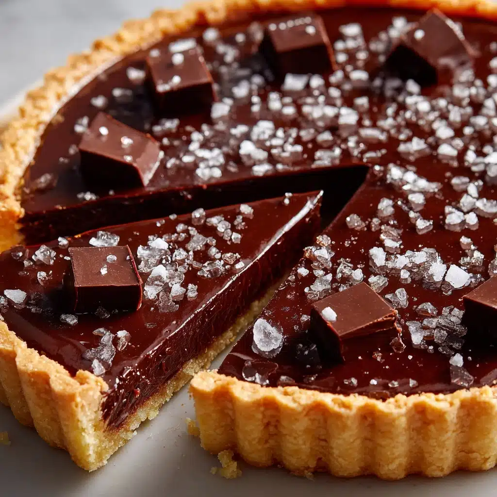 Salted Dark Chocolate Tart Recipe
