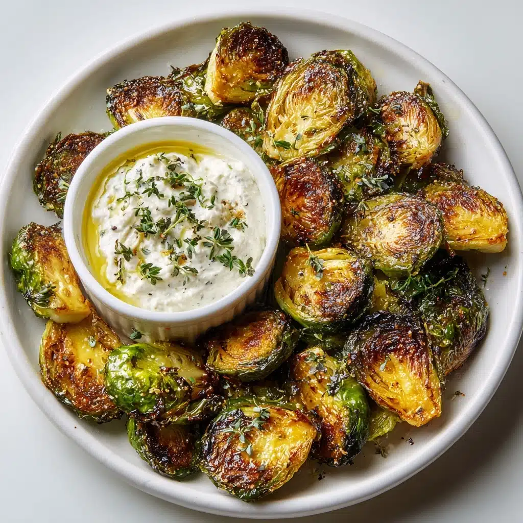 Crispy Brussel Sprouts With Dijon Aioli Recipe