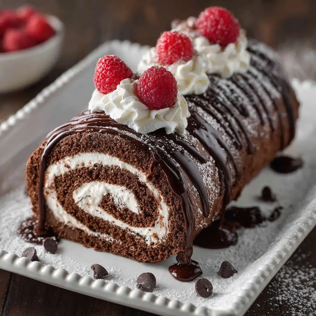 Chocolate Cake Roll Recipe - Recipe Image