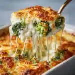 Chicken Broccoli Alfredo Bake with a Crispy Topping Recipe