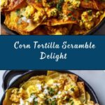 Fried Corn Tortilla Scramble Recipe