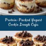 High Protein Yogurt Cookie Dough Cups Recipe