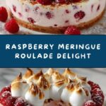 Meringue Roulade with Raspberries Recipe