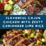 Cajun Chicken with Coriander and Lime Rice Recipe