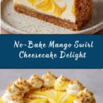 No-Bake Mango Swirl Cheesecake Recipe