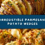 Crispy Parmesan Crusted Potato Wedges Recipe