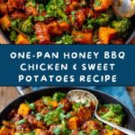 One-Pan Honey BBQ Chicken & Sweet Potatoes Recipe