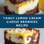 Lemon Cream Cheese Brownies Recipe