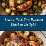 Creamy Lemon and Herb Pot Roasted Chicken Recipe