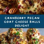 Cranberry Pecan Goat Cheese Balls Recipe
