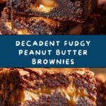 Fudgy Peanut Butter Brownies Recipe