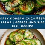 Easy Korean Cucumber Salad Recipe
