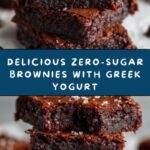 Easy Zero-Sugar Brownies with Greek Yogurt Recipe