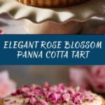 Rose Blossom Panna Cotta Tart Recipe