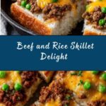One-Pan Beef and Rice Skillet Recipe