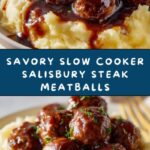 Tasty Slow Cooker Salisbury Steak Meatballs Recipe