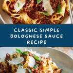 Simple Bolognese Recipe