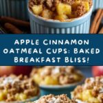 Baked Apple Cinnamon Oatmeal Cups Recipe