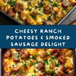 Irresistible Cheesy Ranch Potatoes and Smoked Sausage Recipe