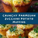 Crispy Parmesan Zucchini Potato Muffins Recipe