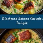 Creamy Blackened Salmon Chowder Recipe
