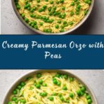 Creamy Parmesan Orzo with Peas Recipe