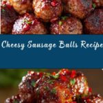 Golden-brown Sausage Balls Speckled with Cheddar and Parmesan Recipe