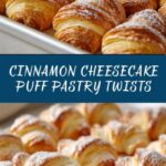 Cinnamon Cheesecake Puff Pastry Twists Recipe