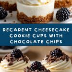 Cheesecake Cookie Cups with Chocolate Chips Recipe