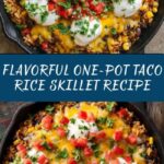 One-Pot Taco Rice Skillet Recipe