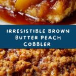 The Ultimate Double Crust Brown Butter Peach Cobbler Recipe