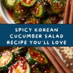 Korean Cucumber Salad Recipe
