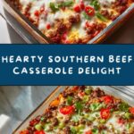 Southern Five-Layer Beef Casserole Recipe
